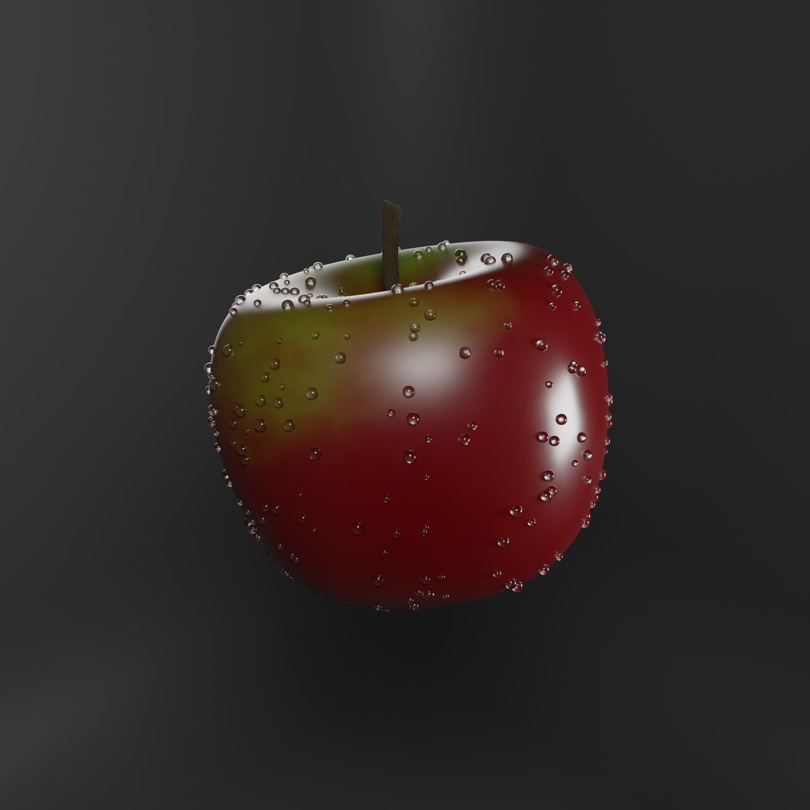 3D render of an apple by jampre